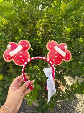 Kids Red Donut Ear Headband - Fun Costume Accessory